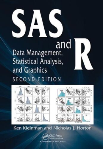 SAS and R : Data Management, Statistical Analysis, and Graphics, Hardcover by…