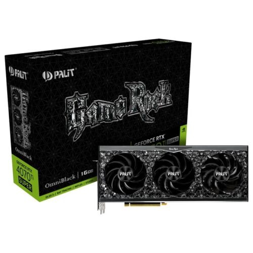 [MINT] Palit NVIDIA GeForce RTX 4070 Ti SUPER GameRock OC 16GB NED47TS019T2-1020