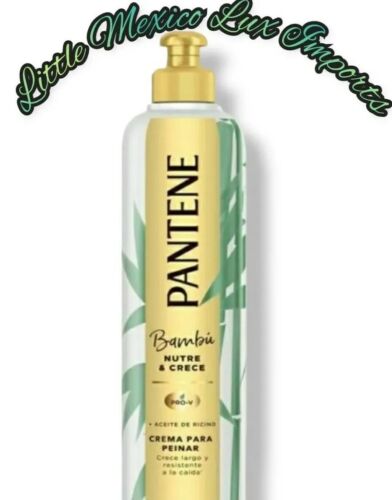 PANTENE BAMBU CREMA LEAVE-IN HAIR CREAM NUTRE CRECE CABELLO PARA PEINAR 300ml