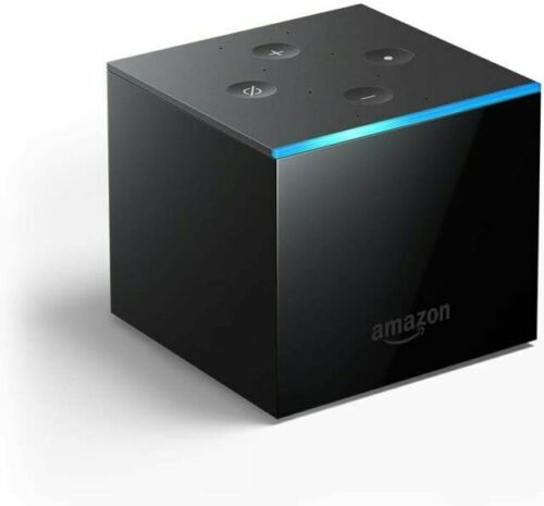 Fire TV Cube Hands-Free with Alexa and 4K Ultra HD Streaming Media Player