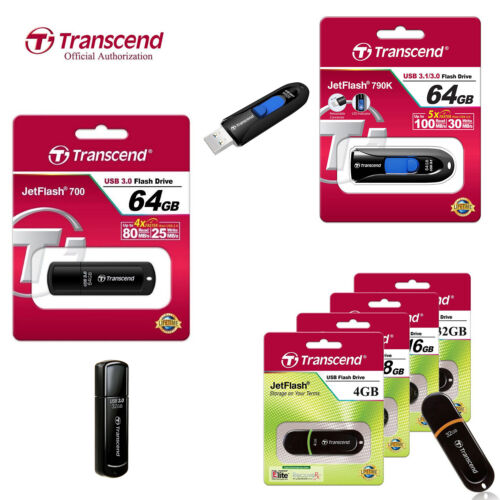 10PCS Transcend JF300 4GB UDisk USB 2.0 Flash Drive Memory Stick Storage Device