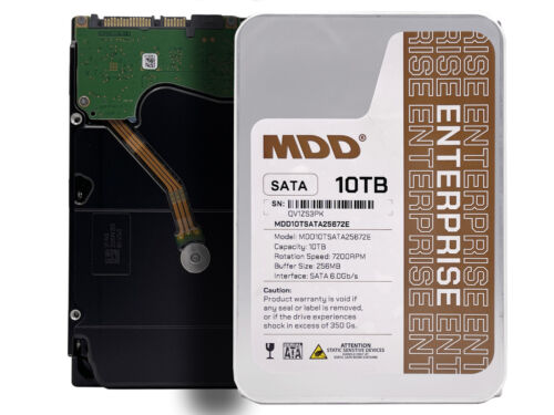 MDD 10TB 7200 RPM 256MB Cache SATA 6.0Gb/s 3.5inch Enterprise Hard Drive