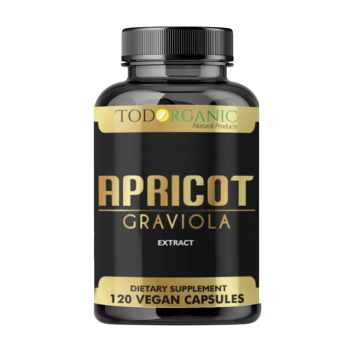 Apricot 10:1 Graviola 10:1 Capsules Extract 5000mg | 120 Capsules | High Potency