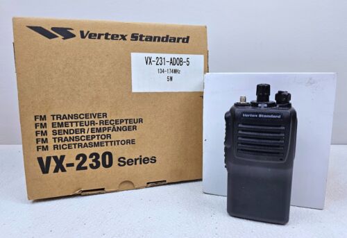 (NEW) Vertex VX-231-ADOB-5 VHF 136-174 MHz 16 Channel 5 Watt Portable Radio