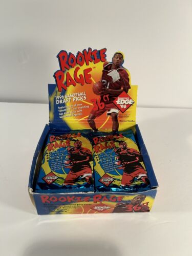 1996 Collectors Edge Rookie Rage Box 36 Sealed Packs – Kobe, AI, Nash, Allen RCs