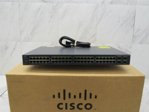 Cisco WS-C3560V2-48PS-S 48-Port 3560v2 PoE Network Switch