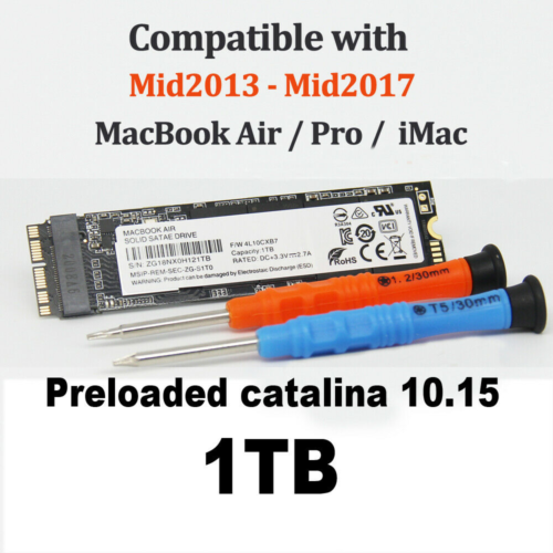 NEW 1TB SSD 2013 2014 2015 MacBook Pro A1502 A1398 MacBook Air A1465 A1466 A1481