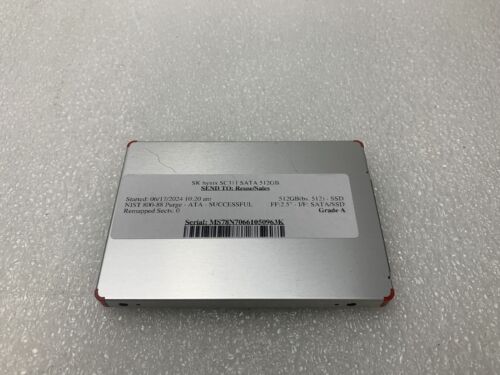 SK Hynix SC311 HFS512G32TNF-N2A0A 512GB 2.5″ SATA Solid State Drive SSD Grade A