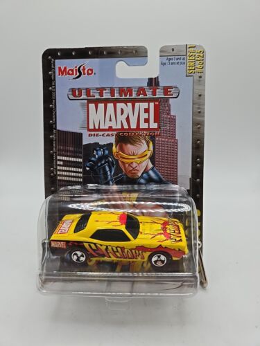 Maisto Ultimate Marvel Cyclops Plymouth Hemi Cuda Series 1 #6 (Bin#7)