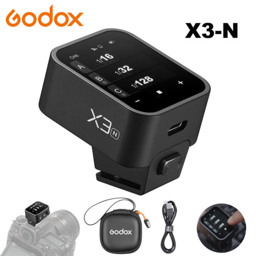 Godox X3 X3-N X3N TTL Wireless Flash Trigger Touch Screen Transmitter for Nikon