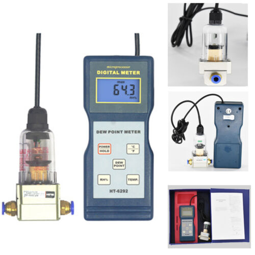 Dew Point Monitor Digital Temperature Humidity PPM Monitor With Data Storage