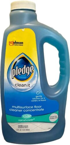 Pledge Clean It Multisurface Floor Cleaner Concentrate Rainshower 32 fl oz NEW