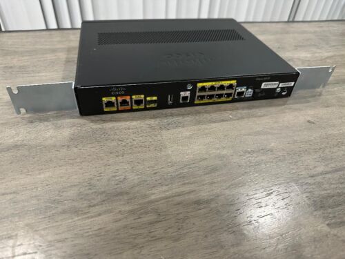 Cisco 891F Gigabit Integrated Services Router C891F-K9 V01 – NO POWER ADAPTER