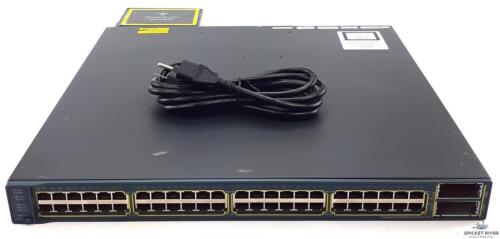 Cisco Catalyst WS-C3560E-48PD-SF V05 48-Port Gigabit PoE Networking Switch