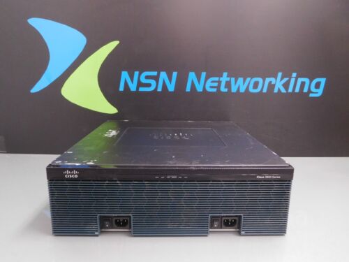 Cisco 3945E CISCO3945E/K9 Router C3900-SPE250/K9 SM-ES3G-16-P 2x PWR-3900-POE  D