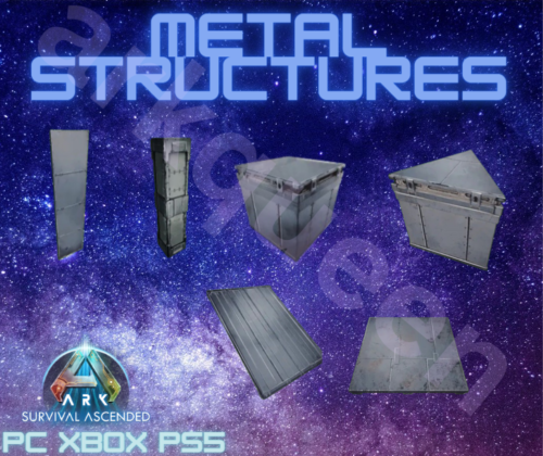 Ark Survival Ascended PvE  Metal Structures