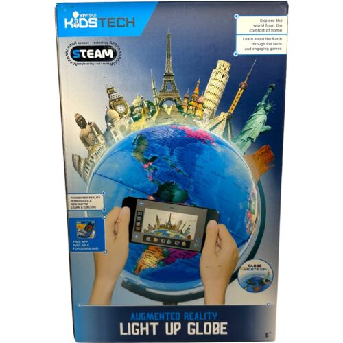 Vivitar KidsTech Light Up Globe Augmented Reality Explore the World Free App