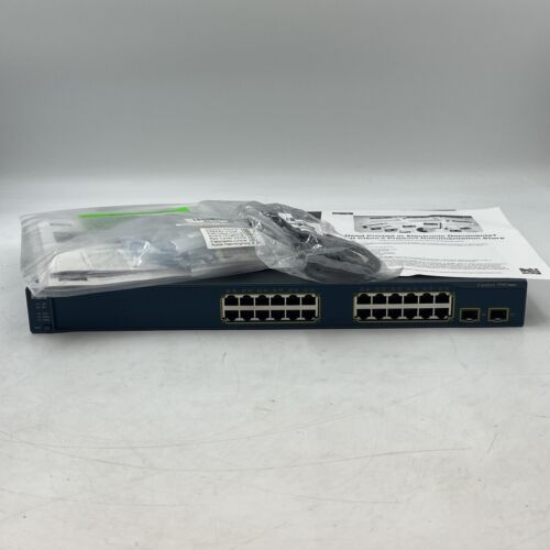 Cisco WS-C3560-24TS-S Catalyst 3560 24-Port 10/100 Fast Ethernet Network Switch