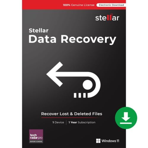 Stellar Data Recovery Standard for Windows | Email Delivery | Digital Download