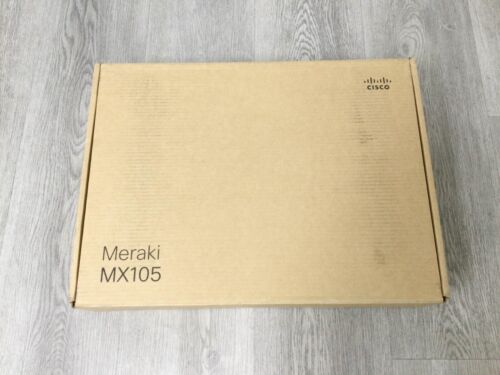 Cisco Meraki MX105-HW Cloud Managed Networking Security Firewall Unclaimed New