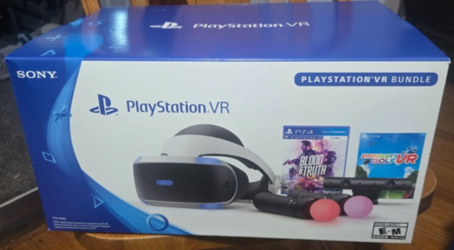 PS4 PlayStation VR PSVR Headset Bundle With Box Very Clean!!