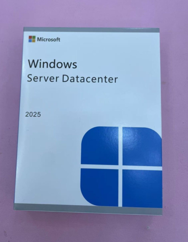 Windows Server 2025 Datacenter 64-Bit 24 Core 50 CALs USB, New & Sealed English