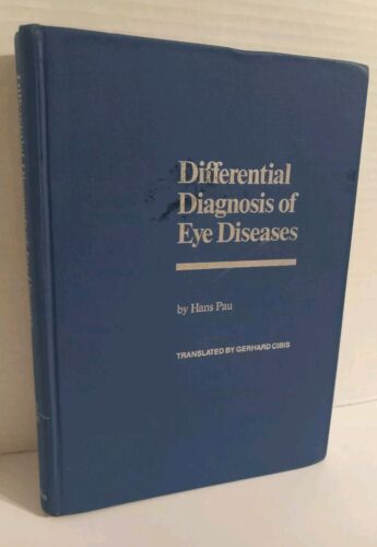 Differential Diagnosis of Eye Diseases  1978 Hans Pau Hardback Book Medical Vtg