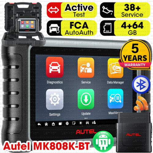 2025 Autel MaxiCom MK808K-BT MK808BT Pro Car Diagnostic Tool Full System Scanner