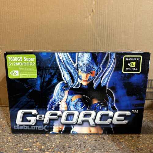 NVIDIA GeForce 7600GS 512MB DDR2 AGP DVI VGA Graphics Card