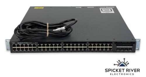 Cisco Catalyst WS-C3650-48PD-L V04 3650 Series 48-Port LAN Network Switch – READ