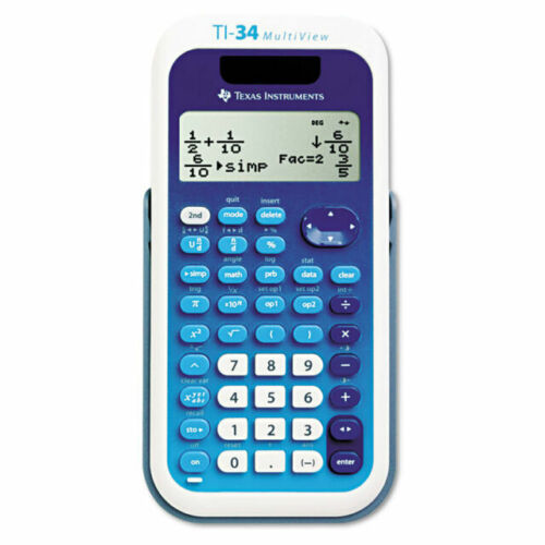 Texas Instruments TI-30XS MultiView Scientific Calculator Blue w/Cover – Tested