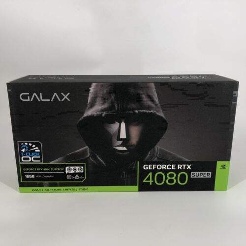 Galax 3X OC GeForce RTX 4080 Super 16GB GDDR6X – Graphics Card – NEW & SEALED!