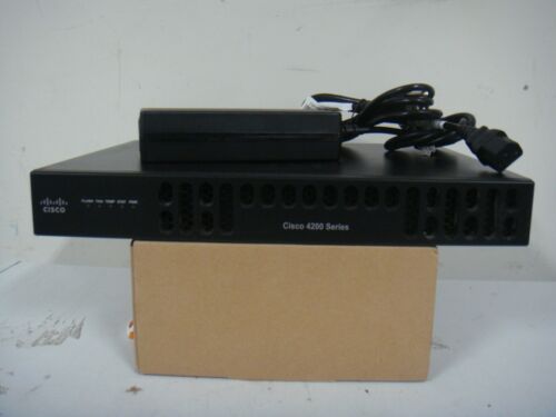 Cisco ISR4221/K9 V02 With NIM-ES2-8 8 Port L2 Ge Switch Network