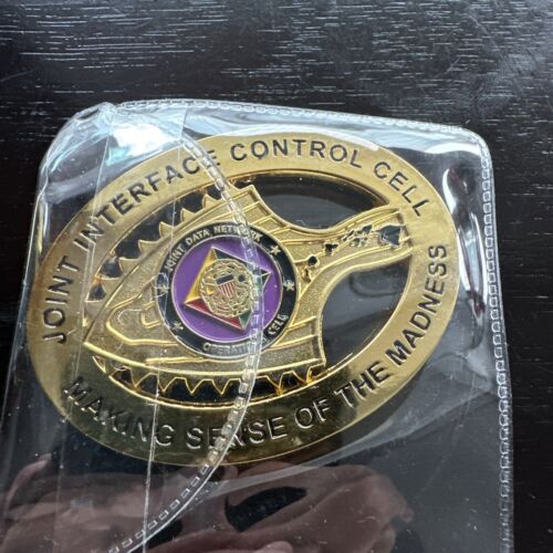 US NAVY Challenge Coin Joint Interface Control Cell Data Fusion Center – Hawaii