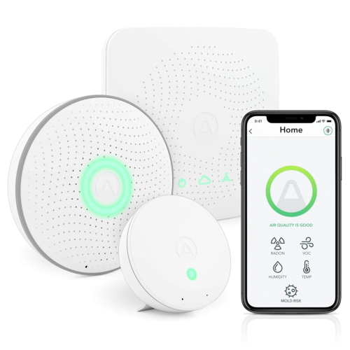 Airthings 4200 House Kit, Radon, Mold Risk & Indoor Air Quality Monitoring Syste