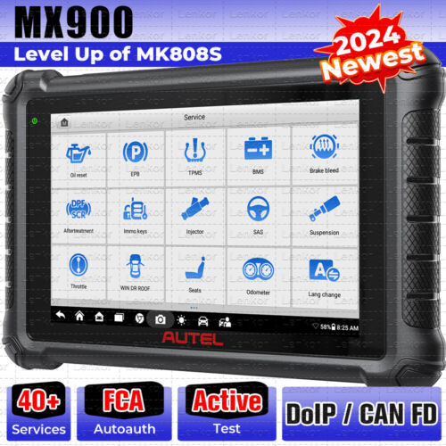 2024 Autel MaxiCheck MX900 All System Diagnostics FCA Newer of MaxiCOM MK808S