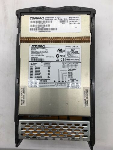 COMPAQ 153618-005 20/40 GB DIGITAL DATA STORAGE TAPE DRIVE | SKU: 153618-005