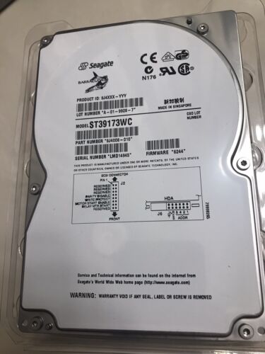 Seagate Barracuda 9LP 9.1GB Internal 7200RPM 3.5″ (ST39173WC) HDD