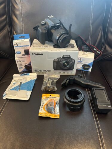 Canon EOS 4000D 18-55 mm Digital SLR Camera Bundle