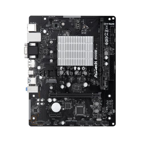 ASRock N100M – Intel® Quad-Core Processor N100 (Up to 3.4 GHz) – Supports Intel®