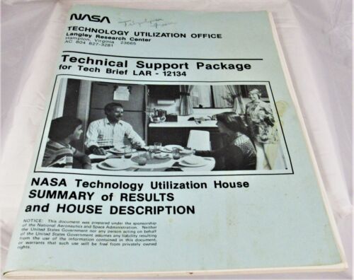 NASA Tech Brief Technical Support Package House Hampton Virginia Winter 1976 FS