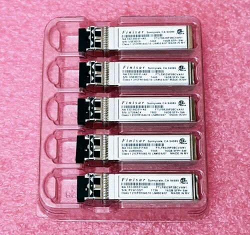 Genuine NetApp X6596-R6 16Gb SFP+SW 850nm MMF SFP-16G-SW Transceiver 16GE