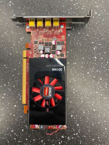 AMD FirePro W4100 2GB GDDR5 Graphics Card – 4x Mini DisplayPort