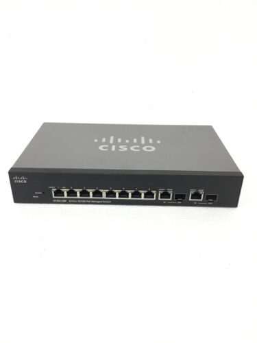 CISCO SF302-08P 8-Port 10/100 POE Network Managed Switch,WORKING,FREE SHIP,QTY