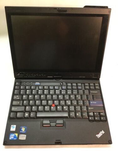 Lenovo ThinkPad X200 12″ Tablet Intel Core 2 Duo -BOOTS TO BIOS