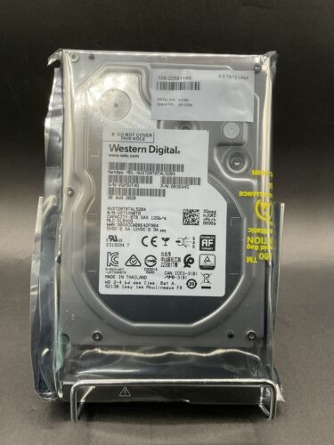 NETAPP X376A / Western Digital: HUS728T8TAL5204 8TB 12Gb/s 7200RPM 3.5 SAS HDD