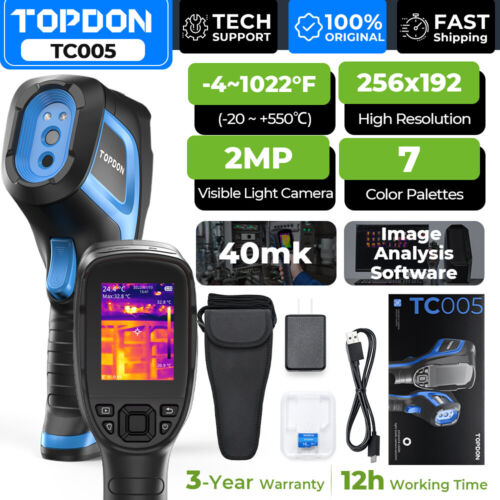 TOPDON TC005 Handheld Thermal Camera Dual Camera High IR Resolution 256×192