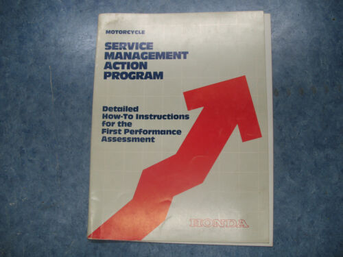 HONDA SERVICE MANAGER QUESTIONARE  MANUAL BOOK GUIDE MANAGEMENT ACTION PROGRAM