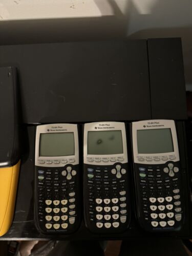 (3) Lot Of Ti-84 Plus tested With Front Covers