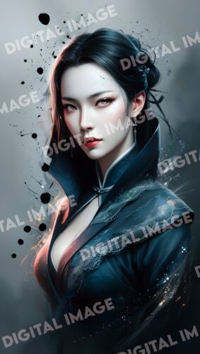 Digital Art Picture Image Photo Wallpaper Background Desktop AI – Chinese Woman